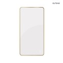Nordlis Oltens Nordlis lustro 60x120 cm prostokątne z oświetleniem z przodu z matą grzewczą mosiądz szczotkowany 64118510
