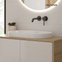Tive Oltens Tive umywalka 61x40 cm wpuszczana owalna z powłoką SmartClean biała 40823000