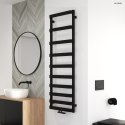 Varme Oltens Varme grzejnik łazienkowy 151x50 cm czarny mat 55003300