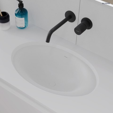 Gapa Oltens Gapa umywalka 61x41 cm podblatowa owalna biała 40105000