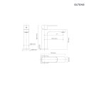 Hadsel Oltens Hadsel bateria umywalkowa stojąca chrom 32204100