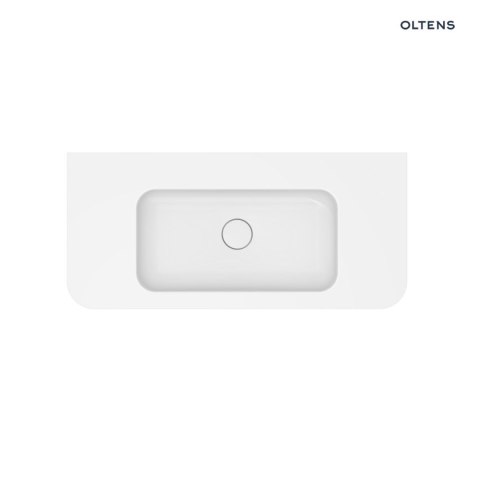 Hamnes Oltens Hamnes umywalka 100x46,1 cm prostokątna meblowa PureSurface biały połysk 40214000