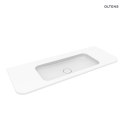 Hamnes Oltens Hamnes umywalka 120x46,1 cm prostokątna meblowa PureSurface biały połysk 40215000