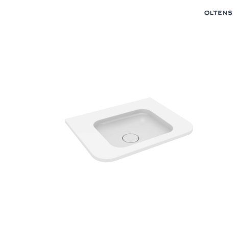 Hamnes Oltens Hamnes umywalka 60x46,1 cm prostokątna meblowa PureSurface biały połysk 40212000