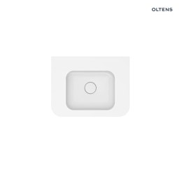 Hamnes Oltens Hamnes umywalka 60x46,1 cm prostokątna meblowa PureSurface biały połysk 40212000