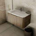 Hamnes Oltens Hamnes umywalka 60x46,1 cm prostokątna meblowa PureSurface biały połysk 40212000