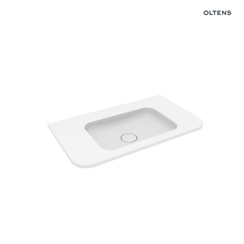 Hamnes Oltens Hamnes umywalka 80x46,1 cm prostokątna meblowa PureSurface biały mat 40213900
