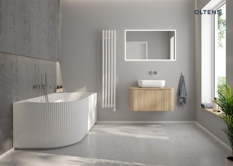 Josen Oltens Josen umywalka 50x39,5 cm nablatowa z powłoką SmartClean biała 40805000