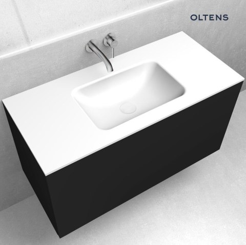 Kalla Oltens Kalla umywalka 100,2x46 cm meblowa LavaForm biały połysk 40208000