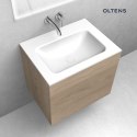 Kalla Oltens Kalla umywalka 60,2x46 cm LavaForm meblowa biały połysk 40207000