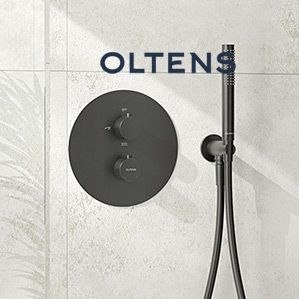 Katla Oltens Katla bateria wannowo-prysznicowa termostatyczna podtynkowa grafit 34600400