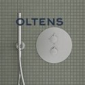 Katla Oltens Katla bateria wannowo-prysznicowa termostatyczna podtynkowa nikiel 34600910