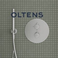 Katla Oltens Katla bateria wannowo-prysznicowa termostatyczna podtynkowa nikiel 34600910