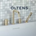 Molle Oltens Molle bateria wannowo-prysznicowa kompletna 4-otworowa złoty połysk 34200800