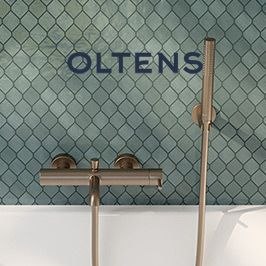 Molle Oltens Molle bateria wannowo-prysznicowa ścienna miedź szczotkowana 34112610