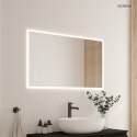 Nordlis Oltens Nordlis lustro 60x100 cm prostokątne z oświetleniem z przodu z matą grzewczą 64106000