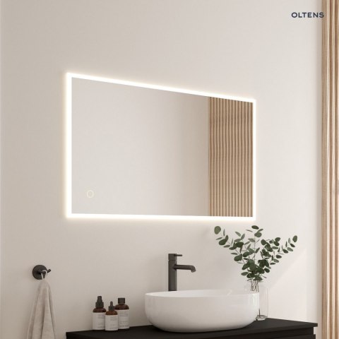 Nordlis Oltens Nordlis lustro 60x100 cm prostokątne z oświetleniem z przodu z matą grzewczą 64106000