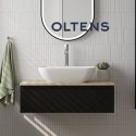 Solvig Oltens Solvig umywalka 51x34 cm nablatowa owalna biała 40322000