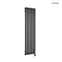 Stang Oltens Stang (e) grzejnik elektryczny 150 x 37 cm czarny mat 55128300