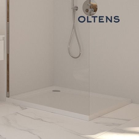 Superior Oltens Superior brodzik 100x90 cm prostokątny akrylowy biały 15005000
