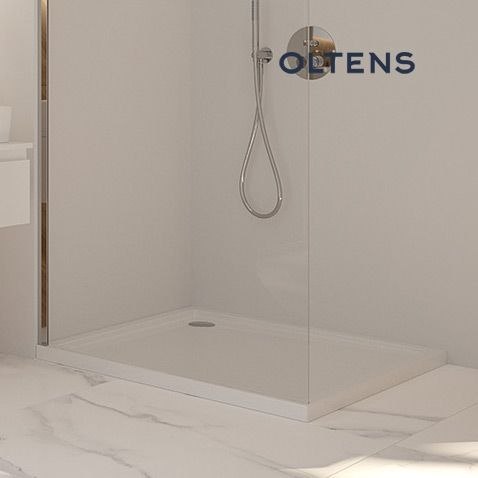 Superior Oltens Superior brodzik 120x90 cm prostokątny akrylowy biały 15006000