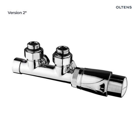 Varmare Oltens Varmare Ventil zestaw termostatyczny zintegrowany grzejnikowy prawy chrom 55902100