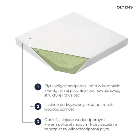 Hamnes Oltens Hamnes szafka podumywalkowa 120 cm czarny mat 60025300