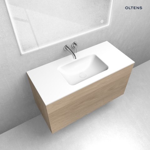 Kalla Oltens Kalla umywalka 100,2x46 cm meblowa LavaForm biały mat 40208900