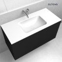 Kalla Oltens Kalla umywalka 100,2x46 cm meblowa LavaForm biały połysk 40208000