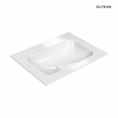 Kalla Oltens Kalla umywalka 60,2x46 cm LavaForm meblowa biały połysk 40207000