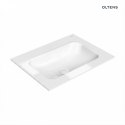Kalla Oltens Kalla umywalka 60,2x46 cm meblowa LavaForm biały połysk 40209000