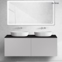 Lun Oltens Lun blat naszafkowy 140 cm czarny mat 63032300