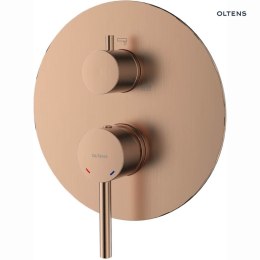 Molle Oltens Molle bateria wannowo-przysznicowa podtynkowa 3-drożna miedź szczotkowana 34113610