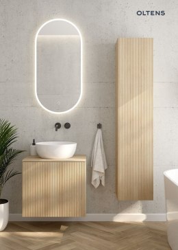 Svale Oltens Svale umywalka 41,5x41,5 cm nablatowa okrągła z powłoką SmartClean biała 40835000