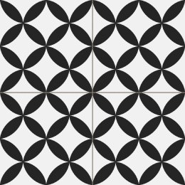Prissmacer PRIS.PRE. CIRCLE BLACK MATT 45,0x45,0 G.1