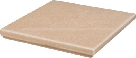 MATTONE SABBIA BEIGE KAPINOS STOPNICA NAROŻNA 33X33 G1