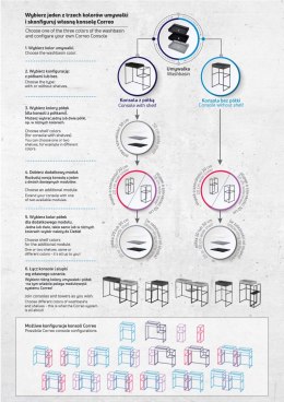 Deante Półka kamienna do słupka - system modułowy