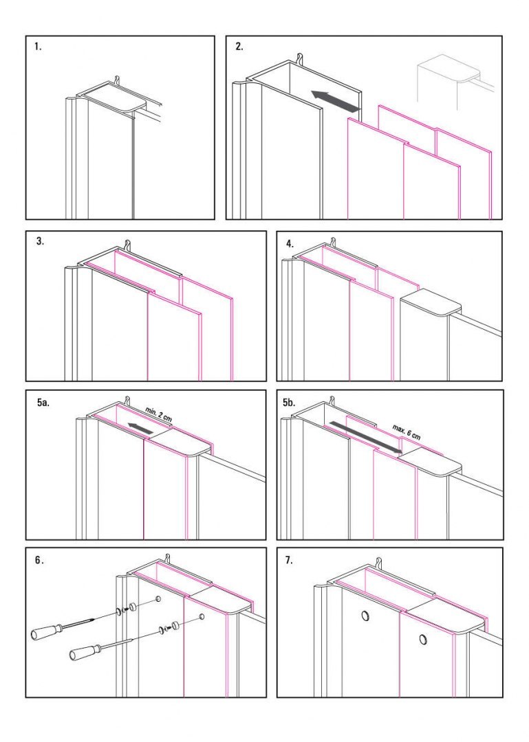 Deante Profil poszerzający z elementami montażowymi 200 cm Deante Profil poszerzający z elementami montażowymi 200 cm