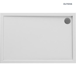 Superior Oltens Superior brodzik 120x70 cm prostokątny akrylowy biały 15001000