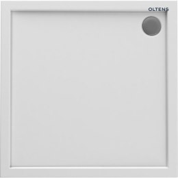 Superior Oltens Superior brodzik 80x80 cm kwadratowy akrylowy biały 17002000