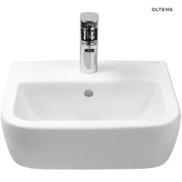 Vernal Oltens Vernal umywalka 40x32,5 cm wisząca z powłoką SmartClean biała 41503000