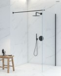 Bo Oltens Bo Walk-In ścianka prysznicowa 100 cm czarny mat/szkło przezroczyste 22002300