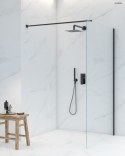 Bo Oltens Bo Walk-In ścianka prysznicowa 110 cm czarny mat/szkło przezroczyste 22003300