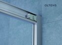 Fulla Oltens Fulla kabina prysznicowa 100x80 cm prostokątna drzwi ze ścianką chrom/szkło przezroczyste 20202100