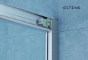 Fulla Oltens Fulla kabina prysznicowa 100x90 cm prostokątna drzwi ze ścianką chrom/szkło przezroczyste 20204100