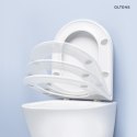 Gulfoss Zestaw Oltens Gulfoss miska WC wisząca PureRim z deską wolnoopadającą Slim 42009000