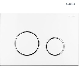Lule Oltens Lule przycisk spłukujący do WC biały/chrom/biały 57104000