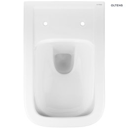Ribe Oltens Ribe miska WC wisząca PureRim z deską wolnoopadającą Slim biała 42011000