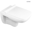 Ribe Oltens Ribe miska WC wisząca PureRim z deską wolnoopadającą Slim biała 42011000