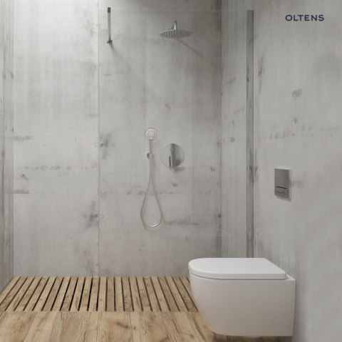 Sondera Oltens Sondera Lagan deszczownica 30 cm okrągła z ramieniem ściennym chrom 36013100 Sondera Oltens Sondera Lagan deszczownica 30 cm okrągła z ramieniem ściennym chrom 36013100